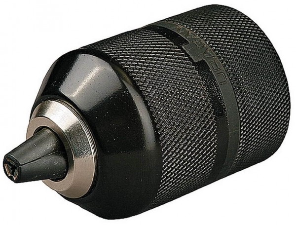 Патрон URAGAN быстрозажимной, с фиксат, твердосплав напайками, пласт низ, 1/2, 1,5-13мм