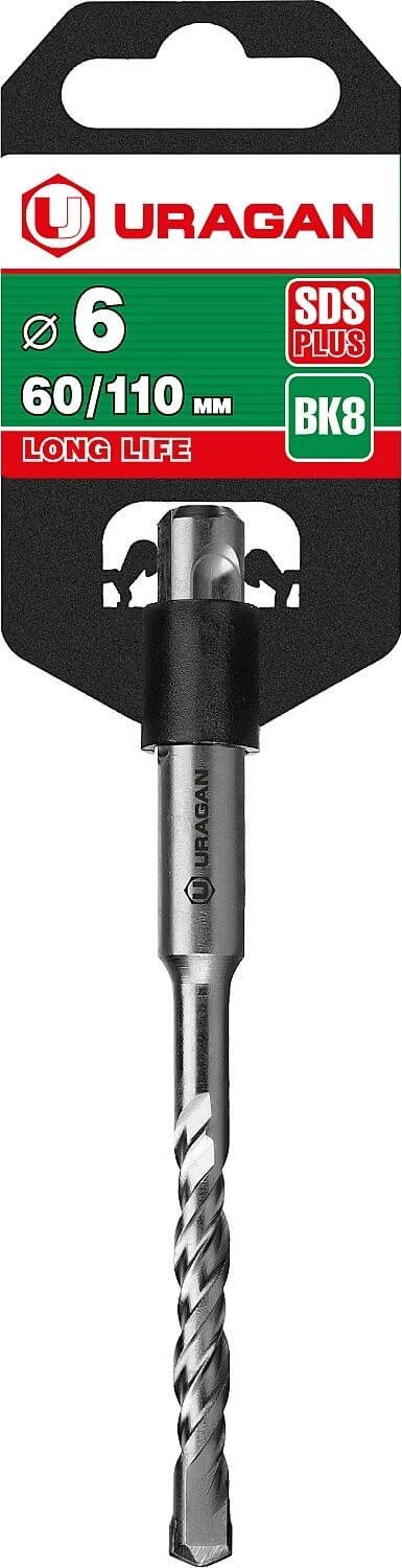 URAGAN Бур SDS-plus 6 х 110 мм