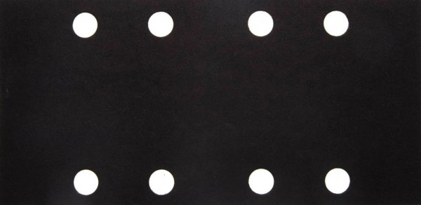 Лист шлиф. универсал. URAGAN "Оптимален для мягких пород дерева" 8 отверстий по линии, для ПШМ, P180, 80х166мм, 50шт