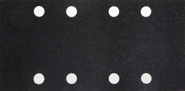 Лист шлиф. универсал. URAGAN "Оптимален для твердых пород дерева" 8 отверстий по линии, для ПШМ, P120, 80х166мм, 50шт