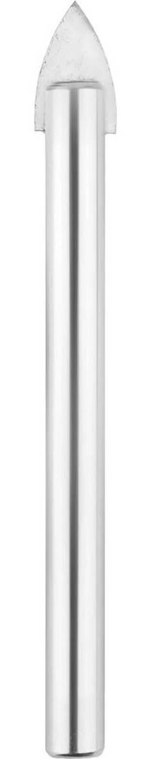 Сверло по кафелю, керамике, стеклу, с двумя режущими лезвиями, цилиндрический хвостовик, 10 мм, URAGAN 29830-10