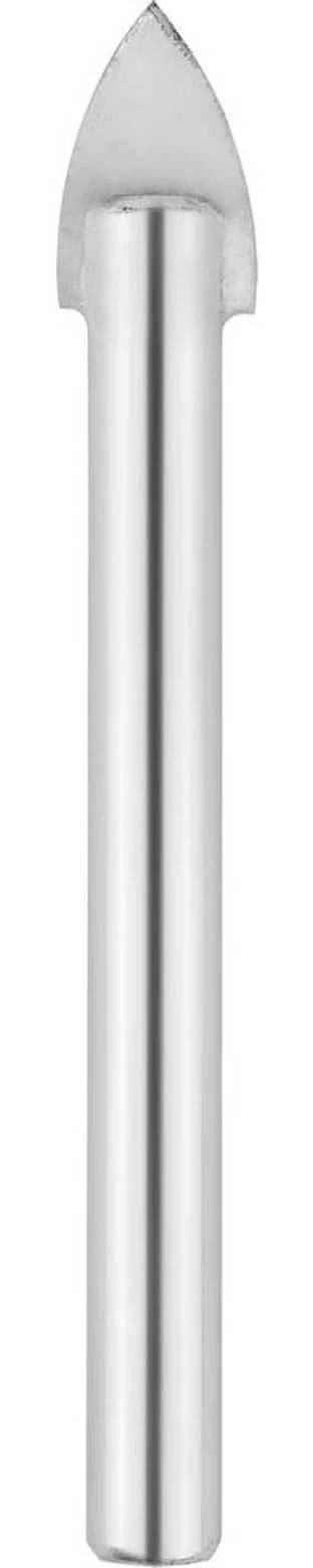 Сверло по кафелю, керамике, стеклу, с двумя режущими лезвиями, цилиндрический хвостовик, 12 мм, URAGAN 29830-12