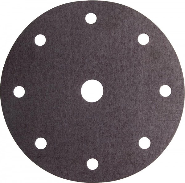 Круг шлифовальный URAGAN "Универсальный водостойкий с покрытием стеарата цинка" на липучке, 9 отв., P320, 150мм, 50шт